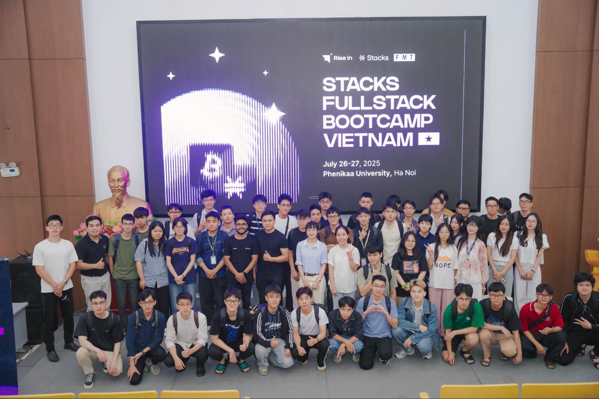 100+ developers built 30 early-stage projects on Stacks in Vietnam.